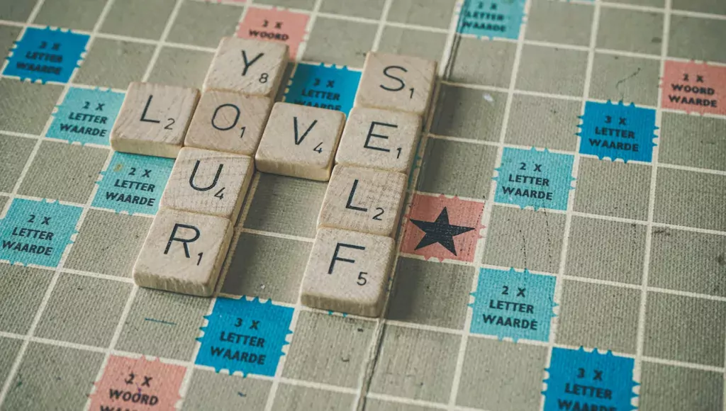 How to Learn to Love Yourself Image Credit: Photo by Ylanite Koppens: https://www.pexels.com/photo/close-up-shot-of-scrabble-tiles-6664580/