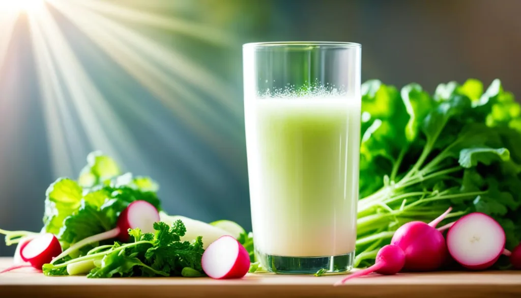 radish juice for belly fat