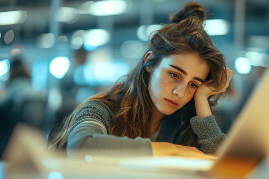 Anxiety in Working Women Image Credit: <a href="https://www.freepik.com/free-ai-image/portrait-lonely-sad-woman_144442736.htm#fromView=search&page=2&position=52&uuid=eb303e2e-b77c-4a20-a5df-64c2f0c62aa8">Image by freepik</a>
